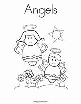 Coloring Angels Angel Noodle Twistynoodle Twisty Built California Usa sketch template