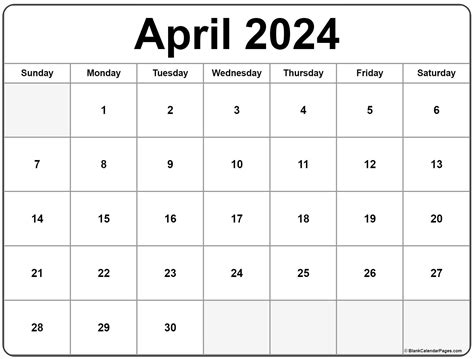 april calendar  printable printable word searches