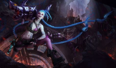 league of legends jinx 5k hd games 4k wallpapers images backgrounds