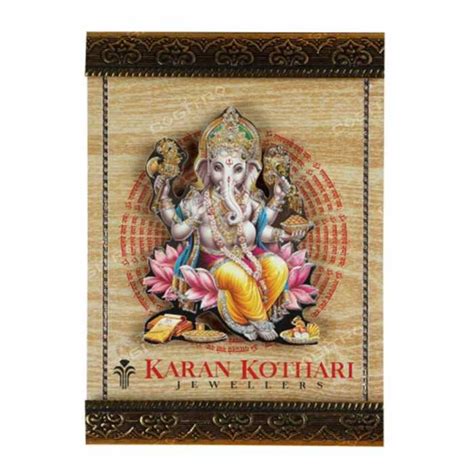 Lord Ganesha Wall Hanging 8 X 11 In 3d Effect Cogitro Million