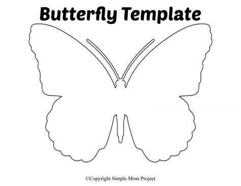 butterfly coloring pages cut outs butterfly printable template