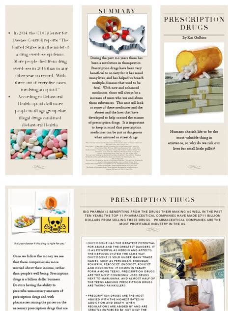 prescription drugs brochure kai galbiso eng copy drug overdose  views