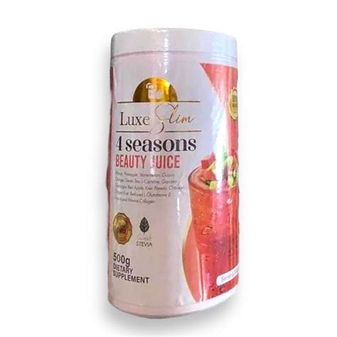 luxe slim  seasons beauty juice  kilo canister   care kits