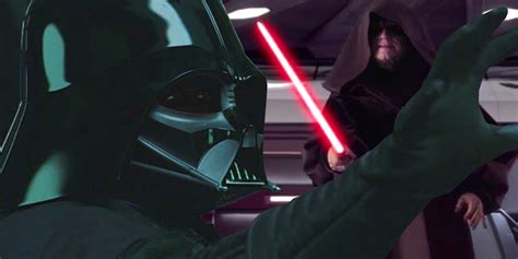 vader  palpatine lightsaber duel teased  historic star wars release