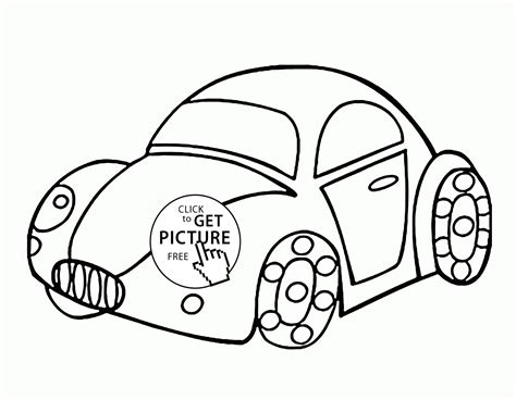 coloring pages funny cars coloring home