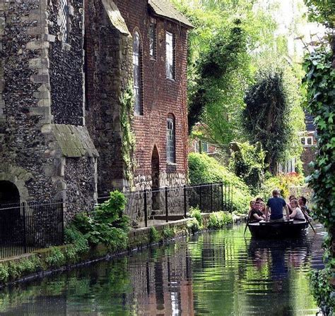 punting on the river stour at canterbury kent england anglophile pinterest beautiful