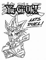 Gi Yu Oh Coloring Pages Logo Yugi Yami Monster Duel Manga Pokemon Choose Board sketch template