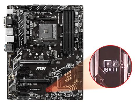 clear cmos  msi   pro  pro max motherboard  methods