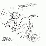 Coloring Tom Jerry Pages Printable Kids Chasing Related Library Clipart sketch template