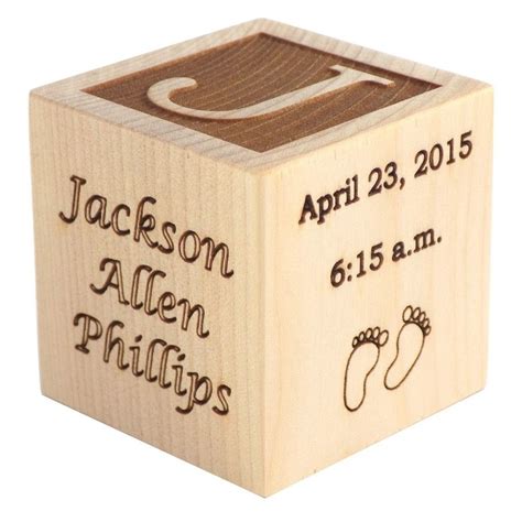 personalized baby block   great gift    baby