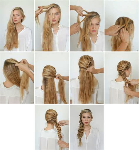 easy step  step tutorials     braided hairstyle