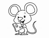 Ratinho Queso Queijo Colorear Ratoncito Formaggio Topolino Souris Raton Desenho Disegno Rato Fromage Dibuix Amb Formatge Dibuixos Animali Ratones Paracolorear sketch template