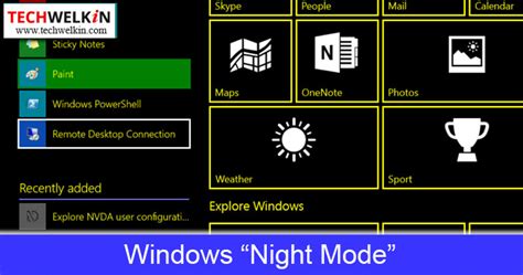 windows night mode learn   enable dark windows interface