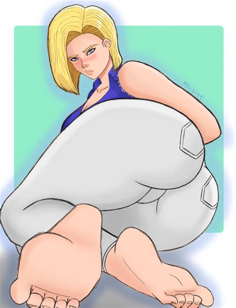 Rule 34 Android 18 Ass Barefoot Big Ass Big Breasts Big