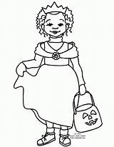 Halloween Princess Coloring Pages Popular Coloringhome sketch template