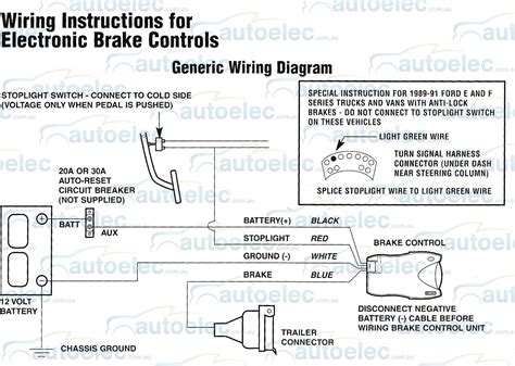 tekonsha brake controller wiring diagram general wiring diagram