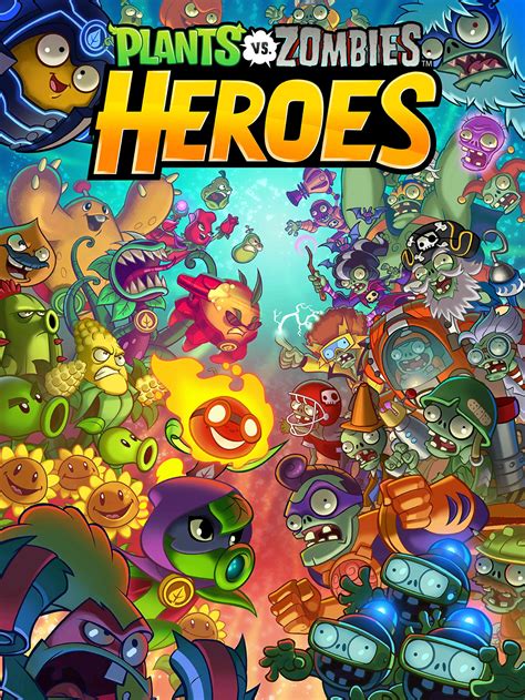 image plants  zombies heroes title screenpng plants  zombies