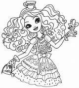 Hatter Madeline Colorir Apple Raven Etc Muñecas Briar Maddie Ausmalbilder Dolls sketch template