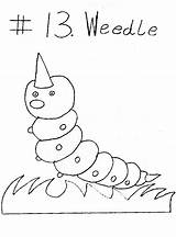 Weedle Coloring Pages Pokemon Collection sketch template