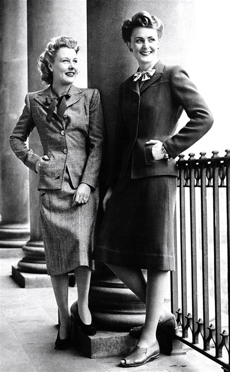 Pin By 1930s 1940s Women S Fashion On 1940s Suits Britain Fashion