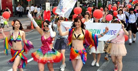 rainbow parade celebrates lgbt equality push the japan times