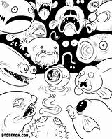 Coloring Deep Sea Pages Creatures Color Kids Halloween Colouring Deviantart Getcolorings Bogleech Getdrawings Sheets Ii Horror Choose Board Colorings sketch template