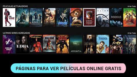 mejores páginas para ver películas online gratis en español 2023