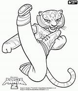Panda Kung Tigress Monkey Sobres Páginas sketch template