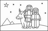 Coloring Joseph Mary Christmas Jesus Pages Egypt Colour Colouring Clipart Fun Story Escape Color Printable Kids Angel Bible Whychristmas Preschool sketch template