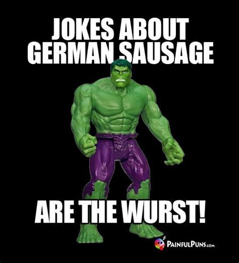 Painful Pun Jokes About German Sausage Are The Wurst Funny Food
