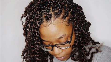 how to easy passion twist short boho look jalondria