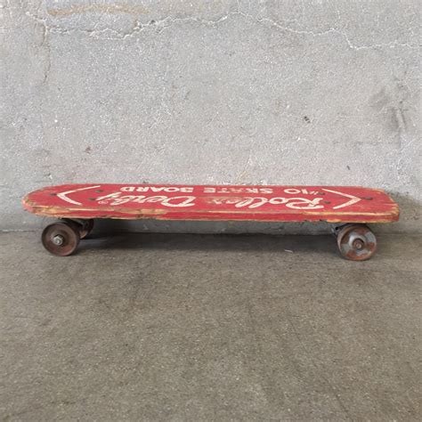 vintage roller derby skateboard  urbanamericana