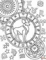 Zodiac Coloring Aries Pages Sign Chinese Search Animals Again Bar Case Looking Don Print Use Find sketch template