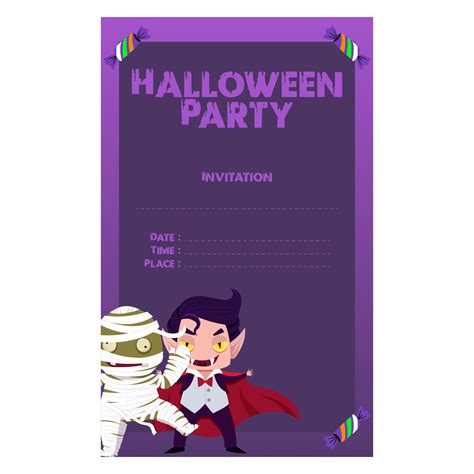 adult halloween party invitations printable printableecom