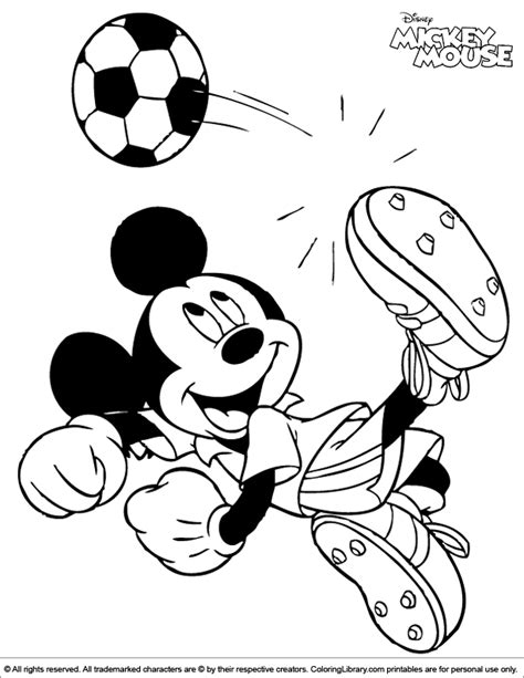 mickey mouse coloring picture