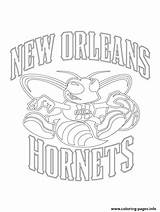 Hornets Nba Orleans Coloring Logo Pages Sport Drawing Printable Online Supercoloring Getdrawings Super sketch template