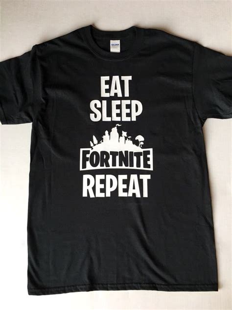 eat sleep fortnite repeat  shirt zk