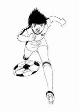 Colorear Oliver Benji Tsubasa Captain Coloring Pages Drawings Childrencoloring sketch template