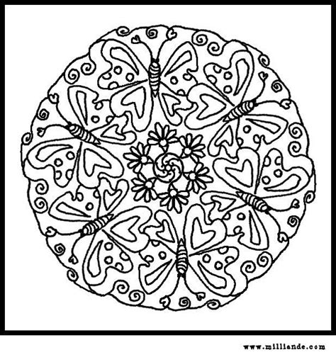 image detail  butterfly mandala coloring pagesfree printable