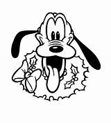 Pluto Coloring Pages Color Disney Print Kids Children Mickey sketch template