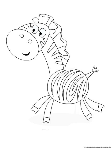 zebra coloring pages  printable kids coloring pages