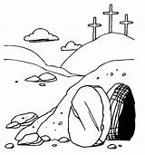 Resurrection Religious sketch template