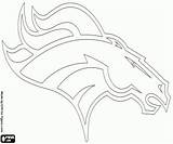 Broncos Logo Denver Coloring Nfl Drawing Football Oncoloring Getdrawings Printable Teams sketch template