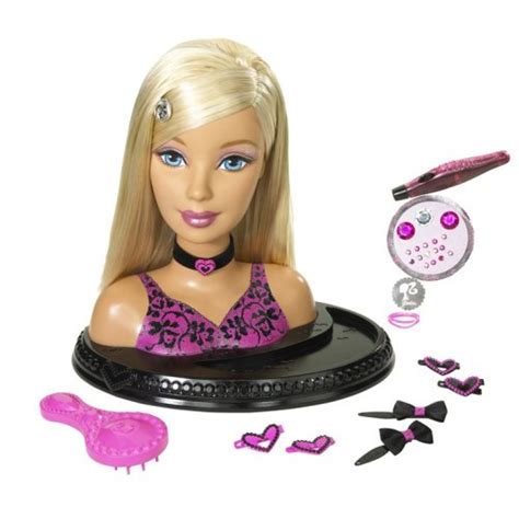 special price barbie totally hair styling head  price toys