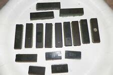 lot  vintage intel ic chips ebay