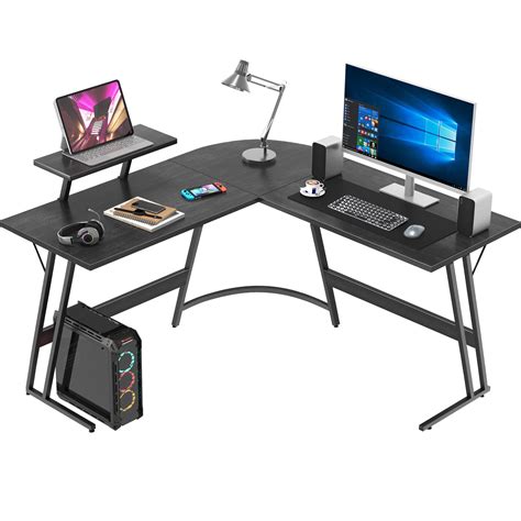 buy homall  shaped gaming desk  inches corner office gaming desk