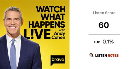 watch what happens live with andy cohen podcast bravo tv listen notes