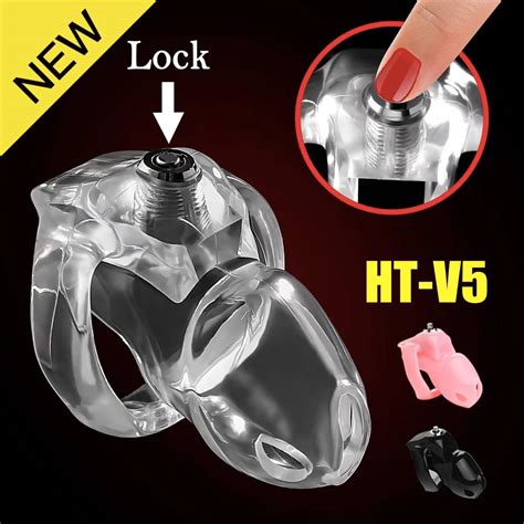new ht v5 chastity cage release lock chastity devices