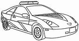 Coloring Car Police Pages Print Online Popular sketch template