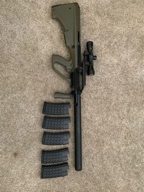 sold aug extended barrel hopup airsoft